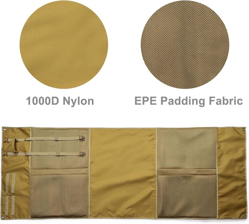 Deyace Shooting Mats Prone Padded, Extra Large Portable Roll Up Shooting Padded Mat for Range Shooting and Hunting - Image 3